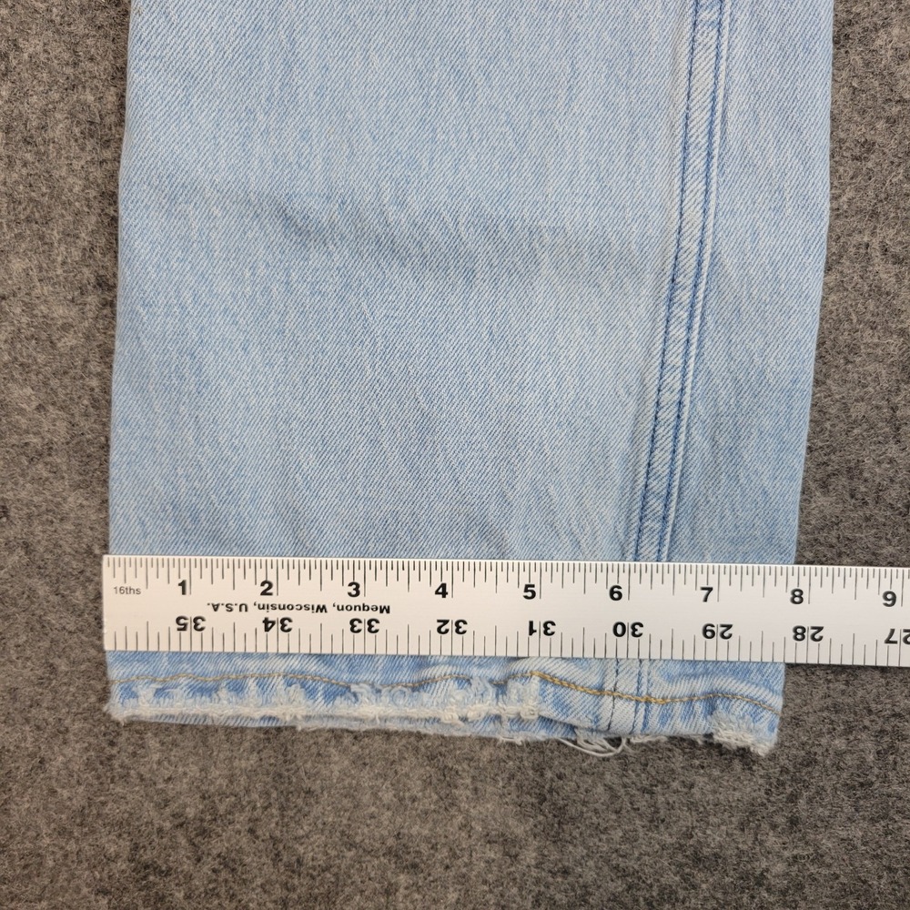 Abercrombie Fitch Jeans Womens 27/4 Blue Ultra High Rise The Kick Flare Y2K - Picture 10 of 14